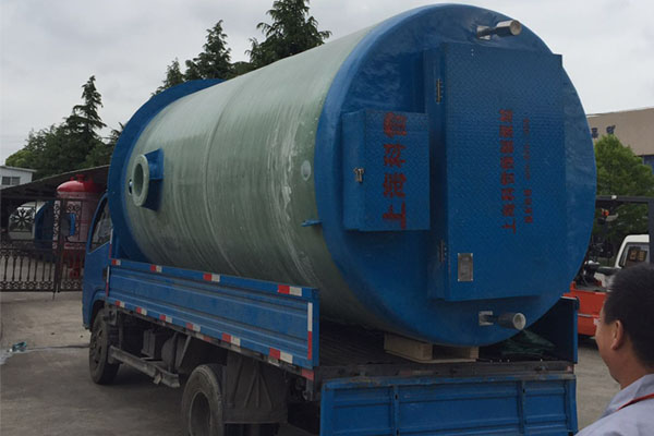 上?？评滓惑w化預(yù)制泵站（梅家巷四號(hào)橋工地）